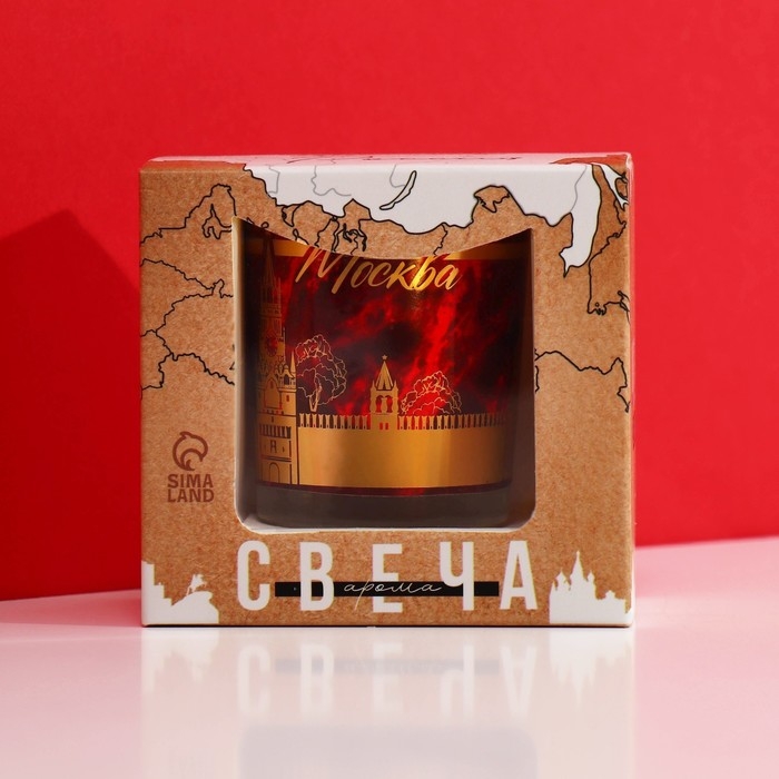 Свеча в стакане «Москва», 5 х 6 см Свеча в стакане «Москва», 5 х 6 см