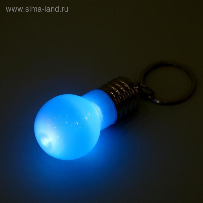 Маячок световой на ошейник для больших и средних собак, фасовка 12 шт, голубой Маячок световой на ошейник для больших и средних собак, фасовка 12 шт, голубой