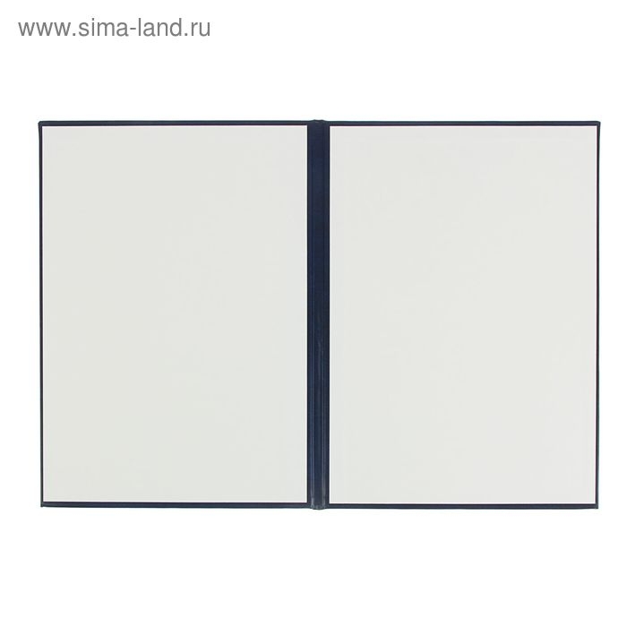 Папка адресная  Папка адресная "С тиснеными углами" бумвинил, синяя с разводами, А4