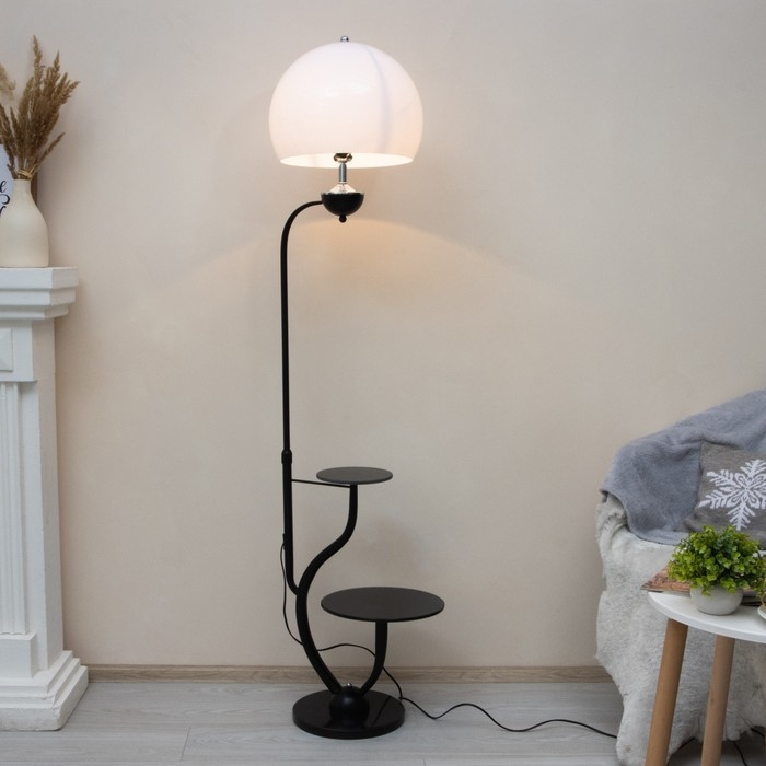 Торшер 19038/1 E27 40Вт черный 72х38х156 см