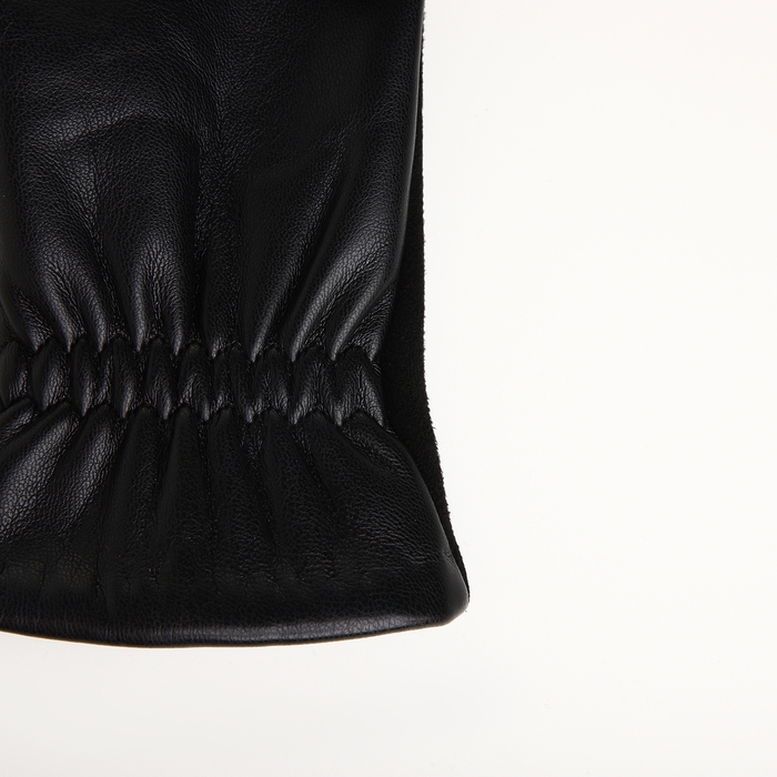 Перчатки женские, безразмерные, без утеплителя, цвет чёрный Перчатки женские, безразмерные, без утеплителя, цвет чёрный