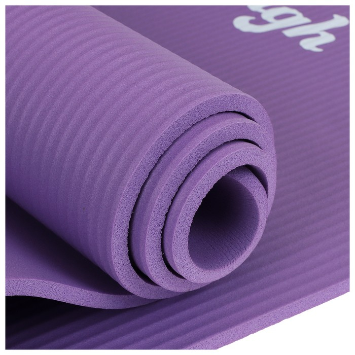 Коврик для йоги Sangh, 183×61×1 см, цвет фиолетовый Коврик для йоги Sangh, 183×61×1 см, цвет фиолетовый