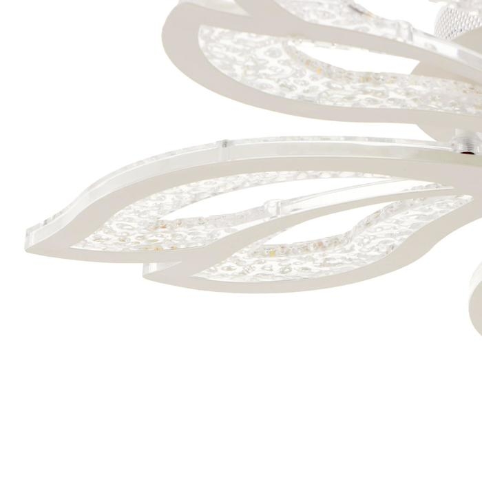 Люстра с ПДУ 71107/5WT LED 130Вт 3000-6000К диммер белый 64х64х10 см BayerLux