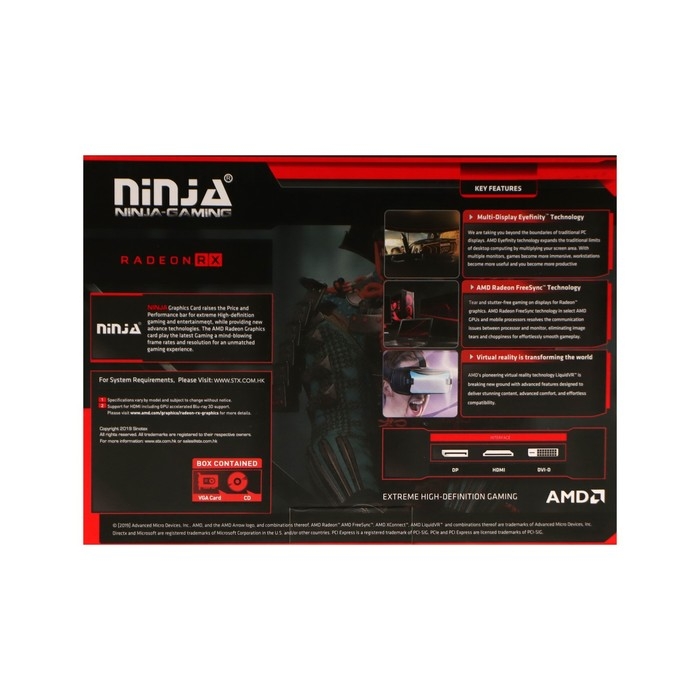 Видеокарта Ninja R9 370, 4Гб, 256bit, GDDR5, DVI, HDMI, DP, HDCP Видеокарта Ninja R9 370, 4Гб, 256bit, GDDR5, DVI, HDMI, DP, HDCP