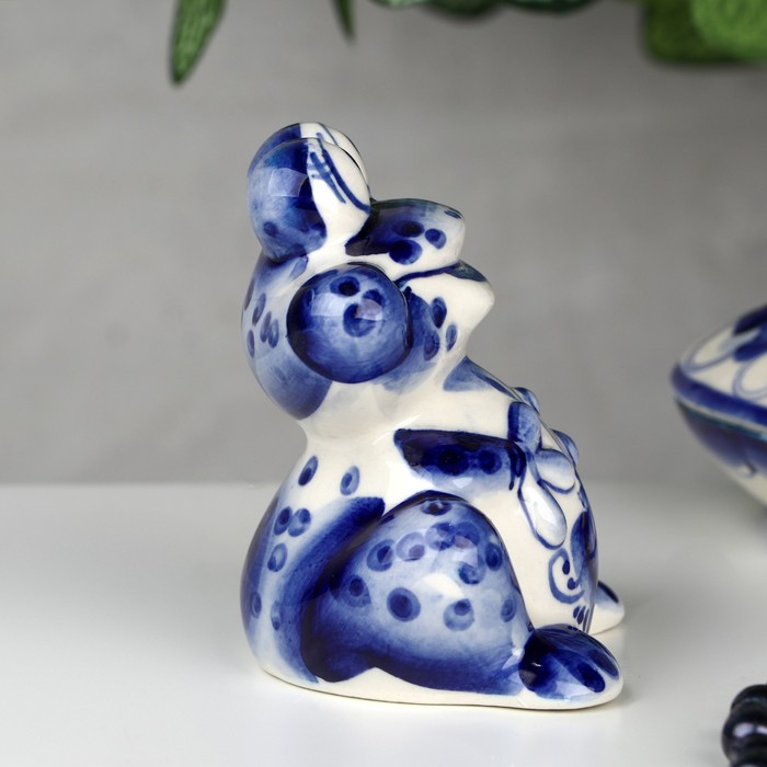 Сувенир «Лягушка», большая, 9 см, гжель Сувенир «Лягушка», большая, 9 см, гжель