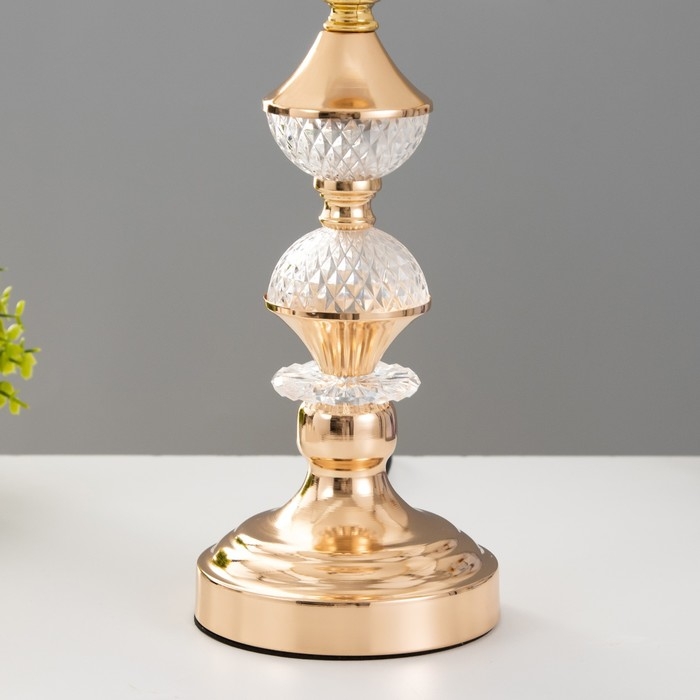 Настольная лампа Настольная лампа "Мамби" Е27 40Вт золото 25х25х43 см RISALUX