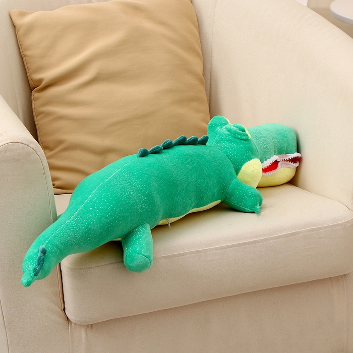 Мягкая игрушка «Крокодил», 80 см, цвет зелёный, на замке Мягкая игрушка «Крокодил», 80 см, цвет зелёный, на замке
