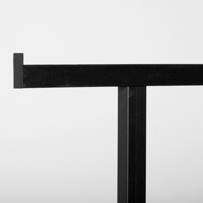 Вешало П образное размер L напольное с выносом 140×50×150 см, цвет чёрный Вешало П образное размер L напольное с выносом 140×50×150 см, цвет чёрный