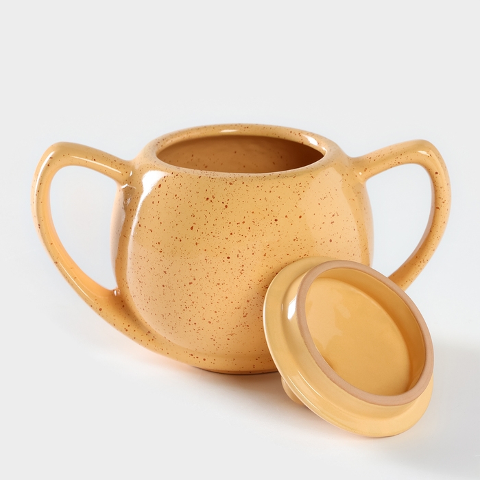 Сахарница керамическая «Каракум», 400 мл, d=7 см Сахарница керамическая «Каракум», 400 мл, d=7 см