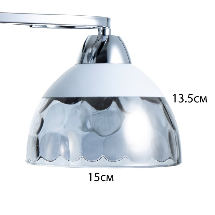 Люстра Люстра "Аквила" 5хЕ27 40Вт хром 45х15х22 см BayerLux