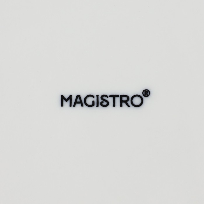 Блюдо фарфоровое Magistro &laquo;Ладья&raquo;, 27&times;14,5 см, цвет белый
