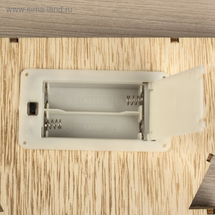 Светодиодная фигура «Ёлка с оленем» 20 × 30 × 5 см, дерево, батарейки ААх2 (не в комплекте), свечение тёплое белое Светодиодная фигура «Ёлка с оленем» 20 × 30 × 5 см, дерево, батарейки ААх2 (не в комплекте), свечение тёплое белое