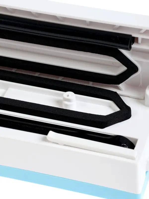 Вакууматор LPS-02, 80 Вт, 10 пакетов, 220 В, 25 см, бирюзовый