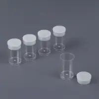 Набор баночек для мелочей, d=2.2×3.8 см, 5 шт., прозрачный