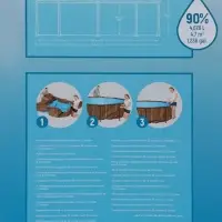 Бассейн каркасный Steel Pro, 305&times;76 см, круглый, рейка, 561VP Bestway