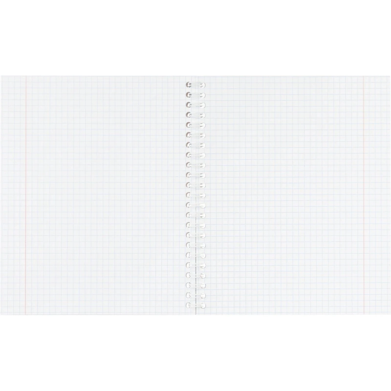 Тетрадь общая А5 80л Attache Акварель гребень картон розовый