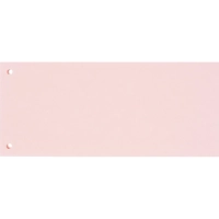 Разделитель листов разделительные полоски Комус, розовые, 100 шт./уп.