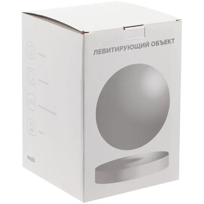 Левитирующая луна MoonFlight с деревянной подставкой Левитирующая луна MoonFlight с деревянной подставкой