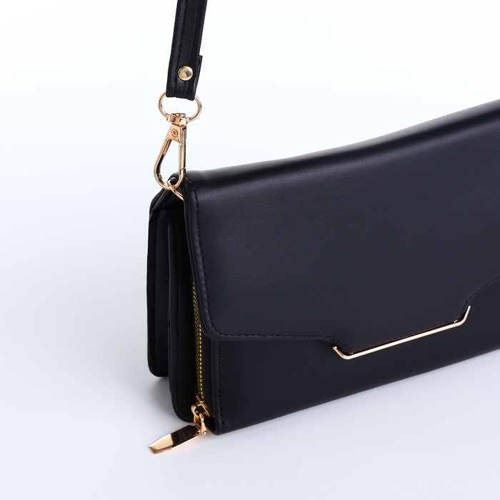 Сумка женская на молнии, цвет чёрный Сумка женская на молнии, цвет чёрный