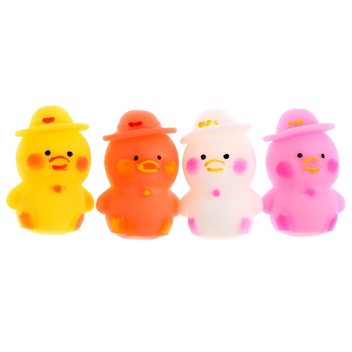 Мялка «Уточка» с пастой, цвета МИКС Мялка «Уточка» с пастой, цвета МИКС