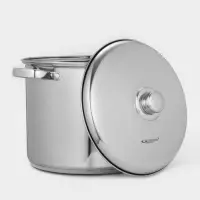 Кастрюля Катунь &laquo;Гретта&raquo;, 11 л, d=26 см, с крышкой, капсульное дно, индукция, нержавеющая сталь, AISI - 201, хромированная