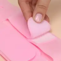 Маска для коррекции овала лица, на липучке, 60.5&times;10 см, в коробке, розовая