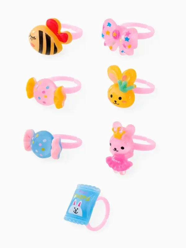 Кольцо &laquo;Выбражулька. Игрушки&raquo;, форма МИКС, цвет МИКС, безразмерное