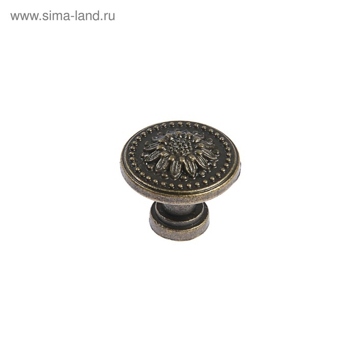 Ручка кнопка ТУНДРА VINTAGE 011, цвет бронза, 8 шт TMP Ручка кнопка ТУНДРА VINTAGE 011, цвет бронза, 8 шт TMP