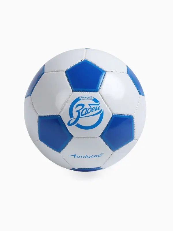 Футбольный мяч ONLYTOP &laquo;Забей&raquo;, машинная сшивка, 32 панели, р. 5, PVC