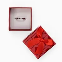 Набор коробочек подарочных 6 шт. под серьги/кольцо &laquo;Сердца&raquo;, 5&times;5, цвет МИКС (9901789)