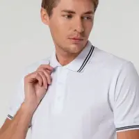 Рубашка поло Virma Stripes, белая, размер S