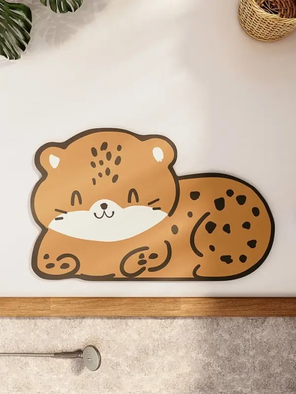 Коврик для дома Доляна &laquo;Тигр&raquo;, влаговпитывающий, 60&times;39 см