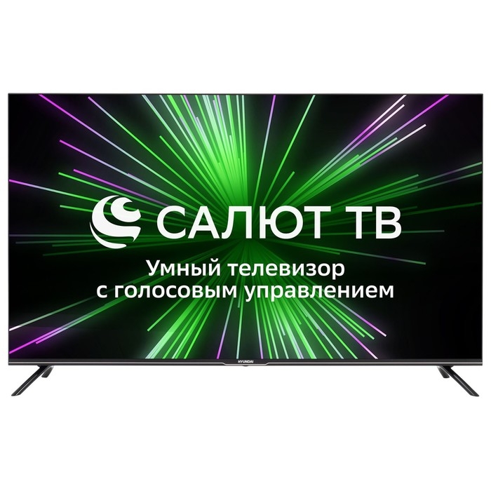 Телевизор Hyundai H-LED50BU7000,50 Телевизор Hyundai H-LED50BU7000,50",3840x2160, DVB-C/T2/S/S2, HDMI 3, USB 2, SmartTV, черный