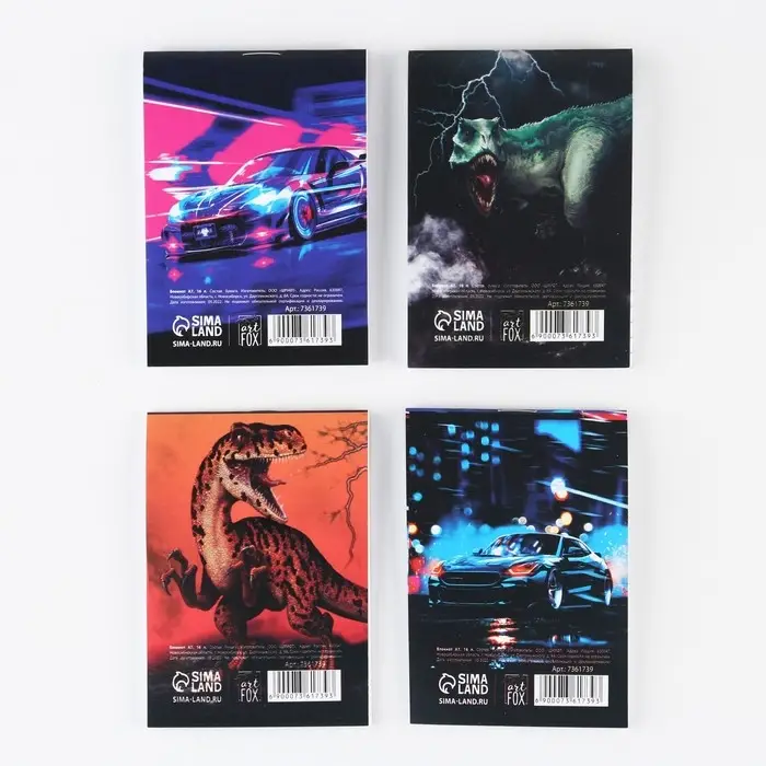 МИКС Блокнотов А7 16 листов «Мальчишкам» МИКС Блокнотов А7 16 листов «Мальчишкам»