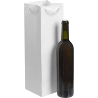 Пакет подарочный под бутылку Vindemia, белый арт.75556.60