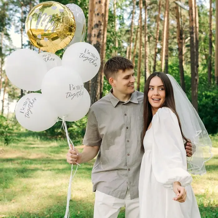 Воздушные шары латексные 12 Воздушные шары латексные 12" «Свадьба», 5 шт.