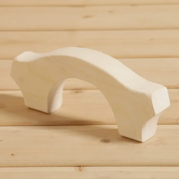 Дверная ручка из липы, 20,5х7,5х2,6 см Дверная ручка из липы, 20,5х7,5х2,6 см