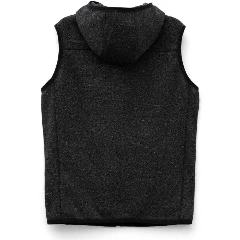 Жилет с капюшоном унисекс Gotland, черный, размер S Жилет с капюшоном унисекс Gotland, черный, размер S