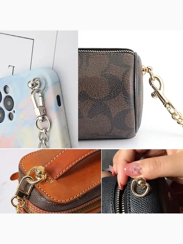 Кобурный винт d=6/8&times;9 мм, с кольцом d=10 мм, 4 шт., цвет золотой