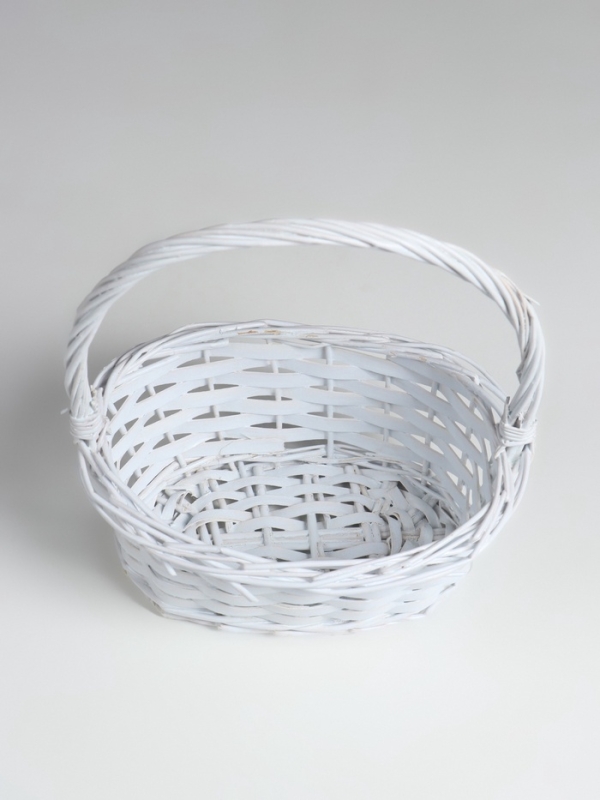 Набор корзин овальные 3 шт   L: 27х20 см, Н 11 см, Н с ручкой 29 см, дно 20х14 см.M: 23х16х10Hх25HH