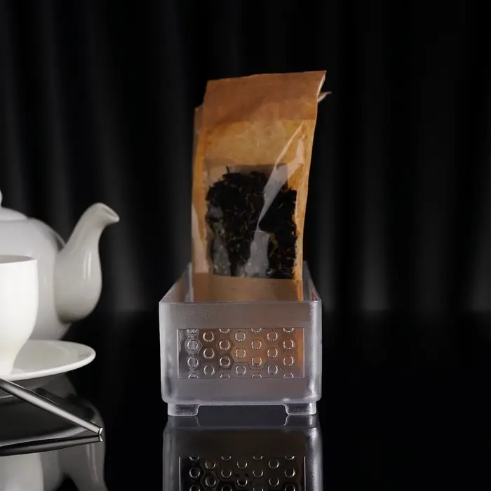 Корзина для мелочей Доляна, пластик, 23,5×7,5×5 см, цвет прозрачный Корзина для мелочей Доляна, пластик, 23,5×7,5×5 см, цвет прозрачный