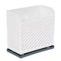 Подставка для столовых приборов тм VETTA, 15х8х14см, полипропилен, цвет белый