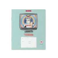 Тетрадь 24 листов в линейку, ErichKrause "Лама", обложка мелованный картон, блок офсет 100% белизна, МИКС