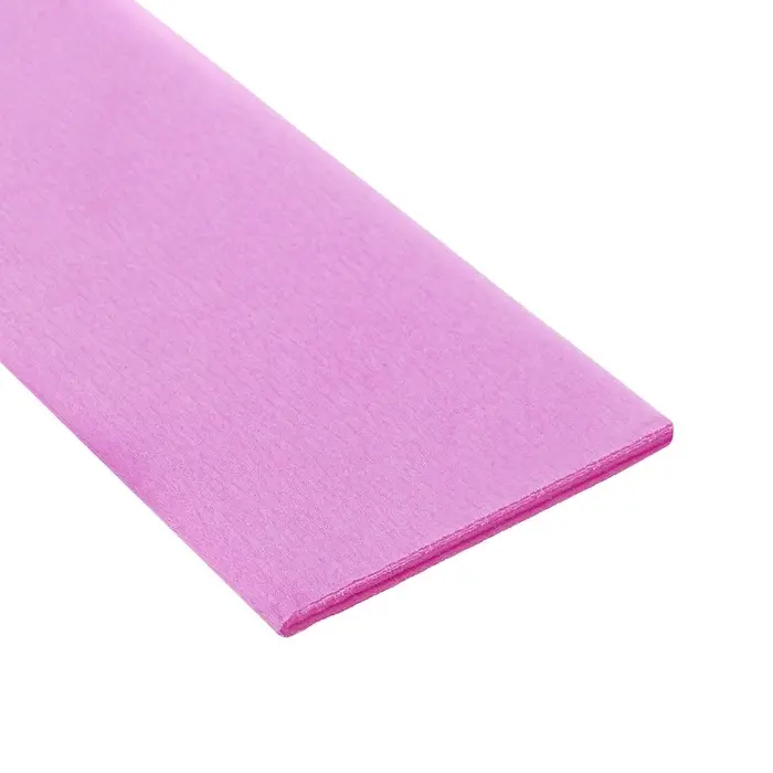 Бумага крепированная 50 х 200 см, в рулоне, 30 г/м2, сиреневая Бумага крепированная 50 х 200 см, в рулоне, 30 г/м2, сиреневая