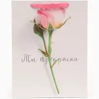 Пакет подарочный ламинированный, упаковка, &laquo;Ты прекрасна&raquo;, L 31&times;40&times;11.5 см