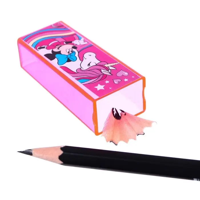 Точилка пластиковая прямоугольная, «Минни Маус»