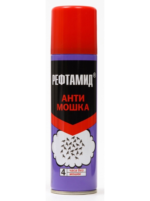 Аэрозоль репеллентный "Рефтамид", Антимошка, 145 мл