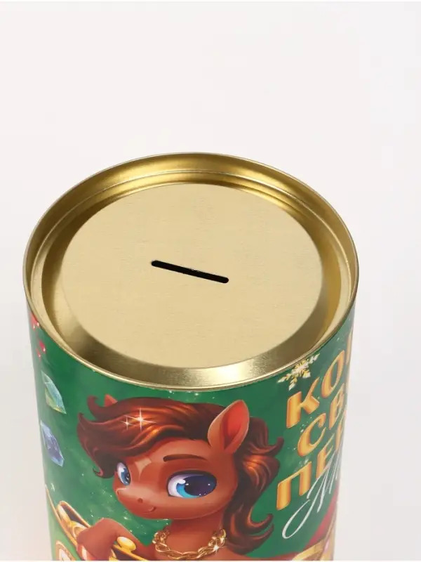 Копилка XXL новогодняя «Монеты», 20×12.2 см Копилка XXL новогодняя «Монеты», 20×12.2 см