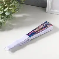 Веер складной &laquo;Пышные пионы и гортензии&raquo;, 22.5 см