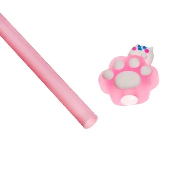 Ручка гелевая-прикол Ручка гелевая-прикол "Лапка" МИКС